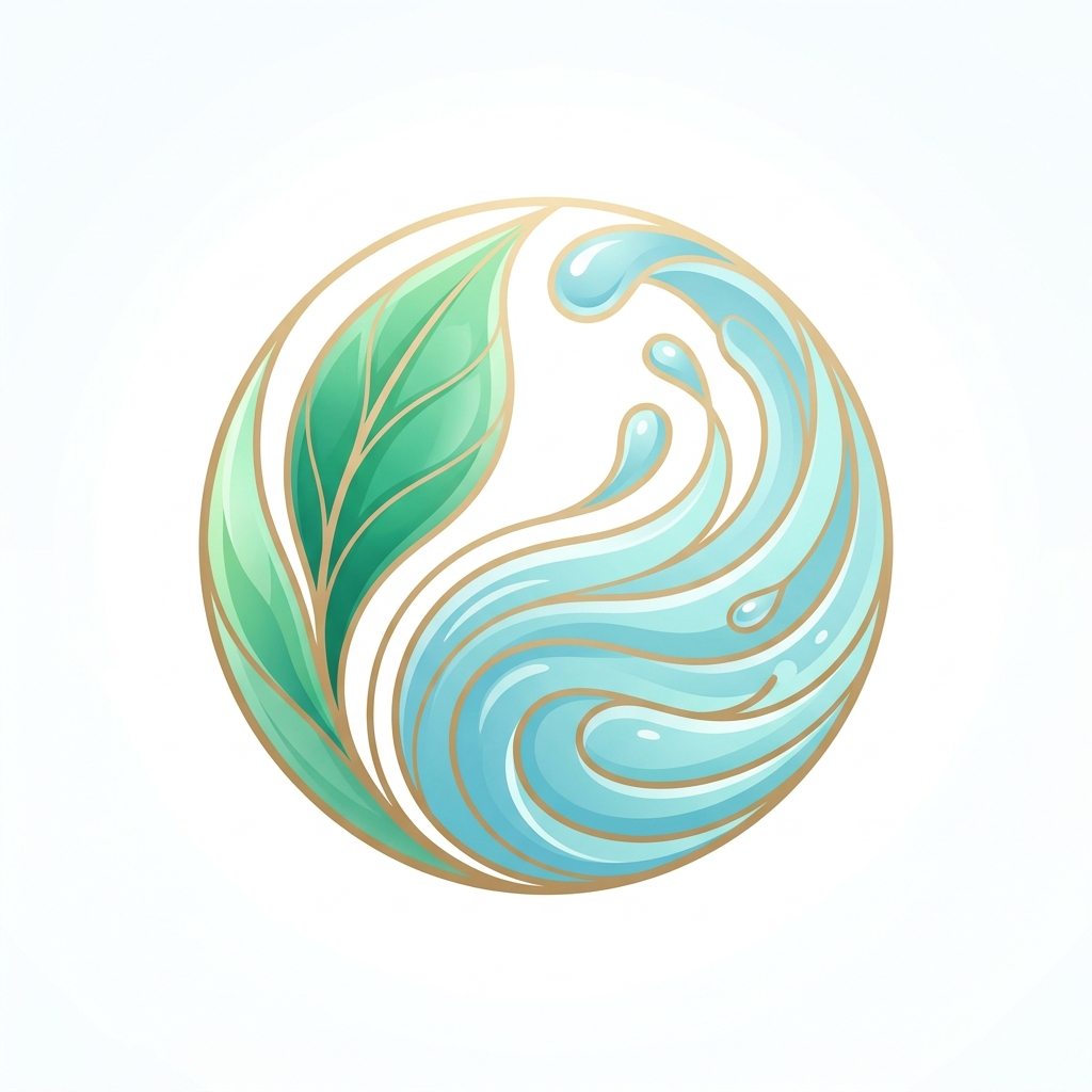 清泉涤尘 · 朱文水意印章